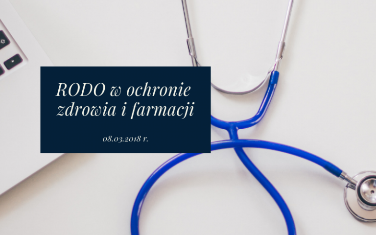 rodo dla sektora farmaceutycznego